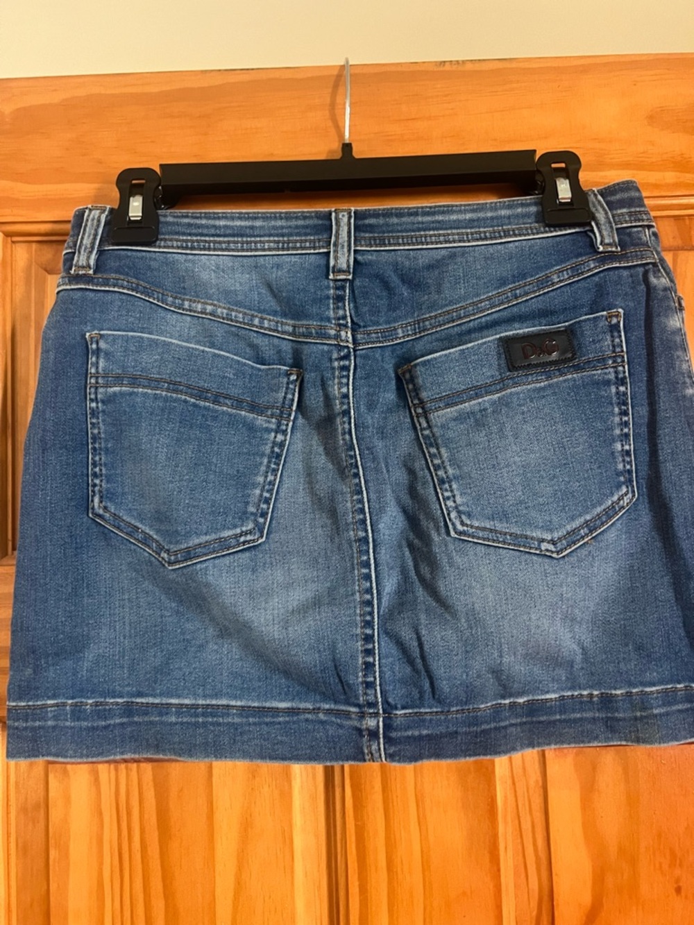 Dolce & Gabbana Blue Washed Denim Mini Skirt - Picture 4 of 5